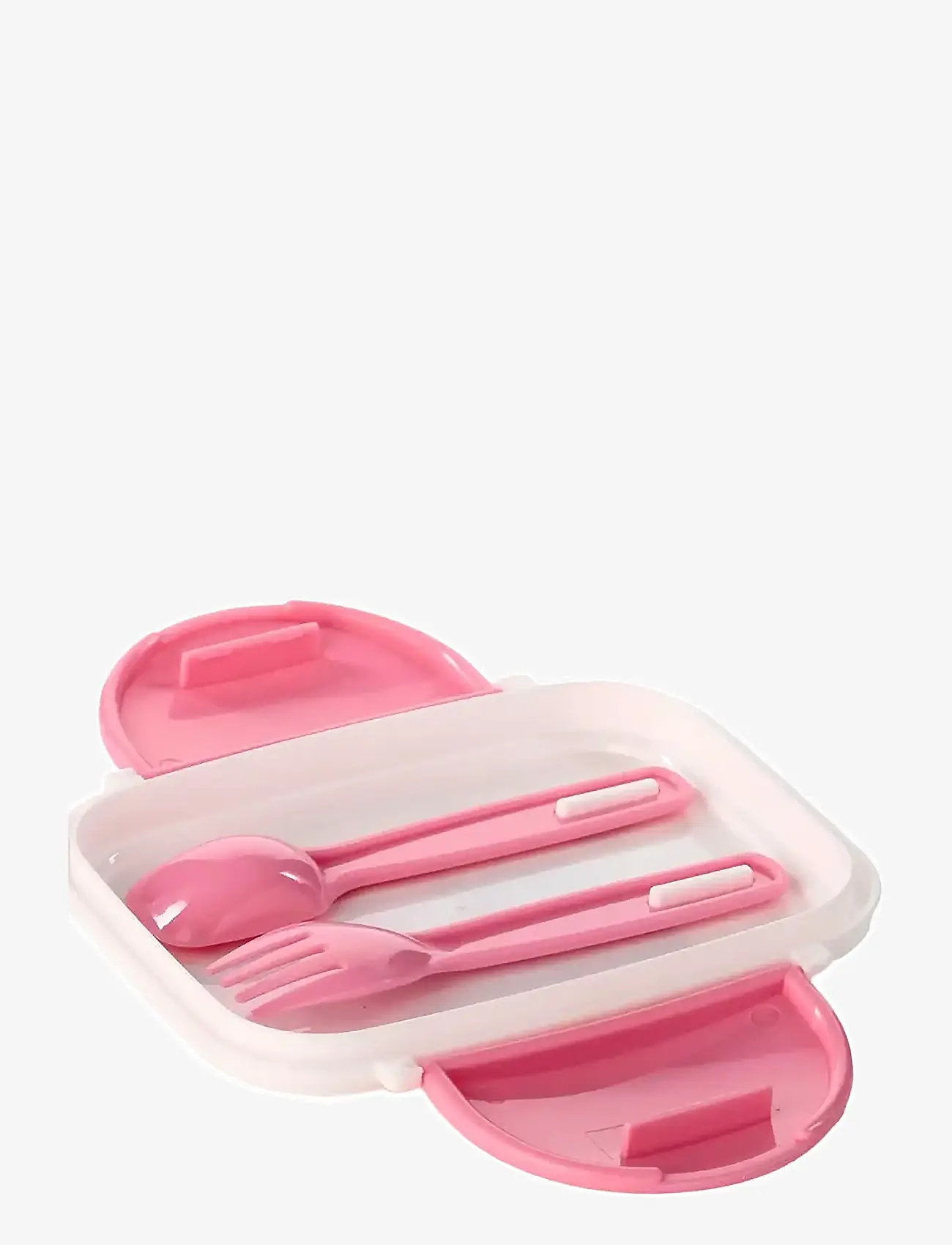 Puckator - Stacked Bento Box Lunch Box with Cutlery - lunchlådor - pink - 3