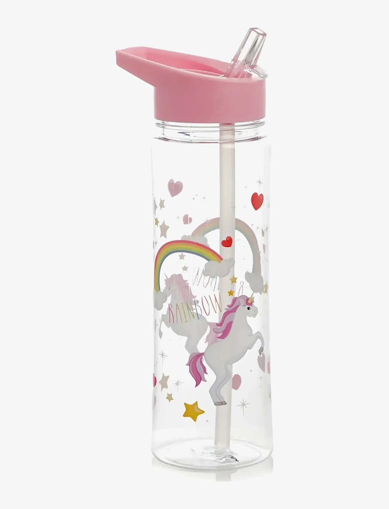 Puckator - Shatterproof 550ml Water Bottle Enchanted Rainbows Unicorn - water bottles - pink - 0