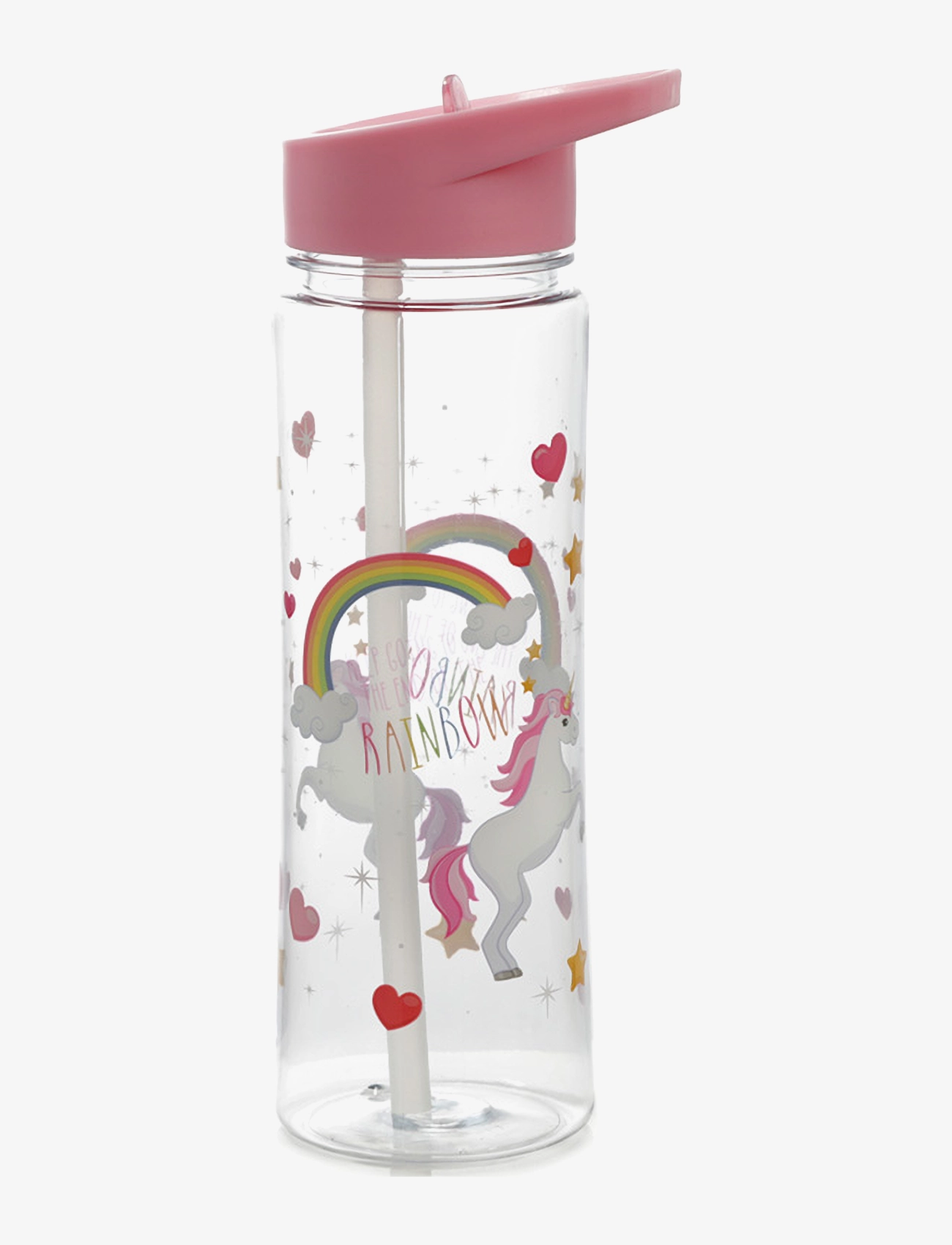 Puckator - Shatterproof 550ml Water Bottle Enchanted Rainbows Unicorn - water bottles - pink - 5