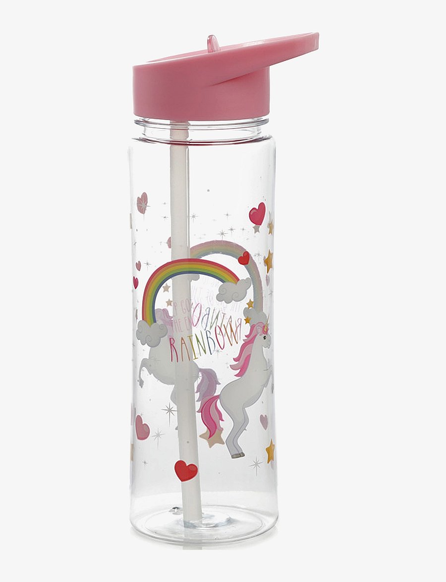 Puckator - Shatterproof 550ml Water Bottle Enchanted Rainbows Unicorn - juomapullot - pink - 5