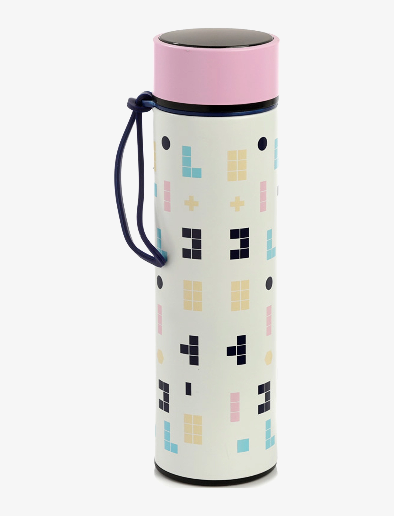 Puckator - Hot & Cold Digital Thermometer Bottle - termosed - white - 3