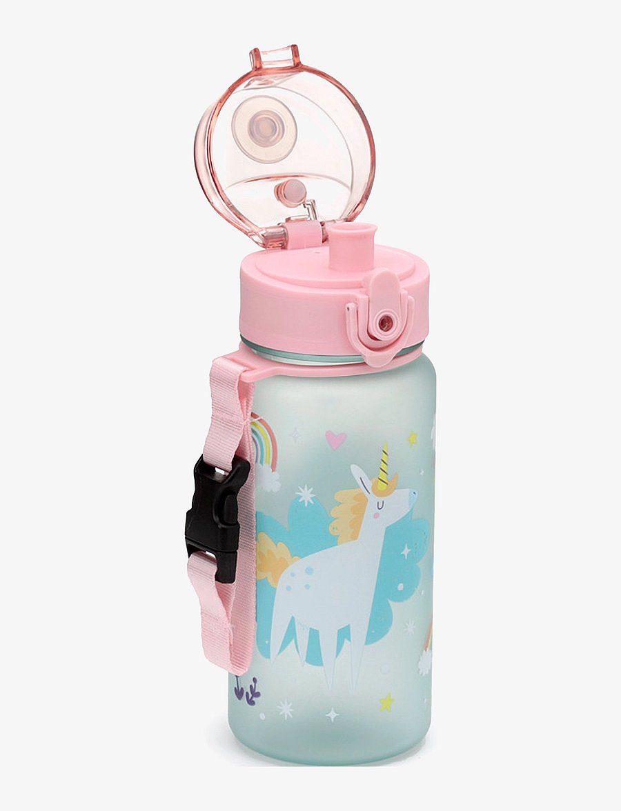 Puckator - Foodiemals Pop Top 350ml Shatterproof Children's Bottle - vattenflaskor - pink - 1