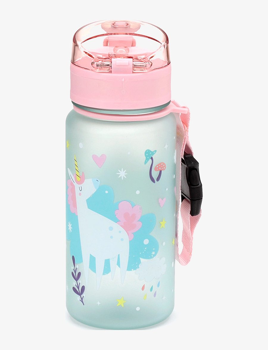 Puckator - Foodiemals Pop Top 350ml Shatterproof Children's Bottle - vattenflaskor - pink - 4