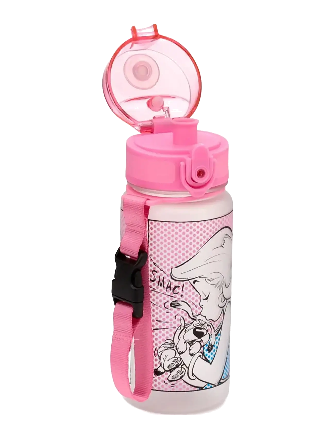 Puckator - Foodiemals Pop Top 350ml Shatterproof Children's Bottle - vandflasker - pink - 1