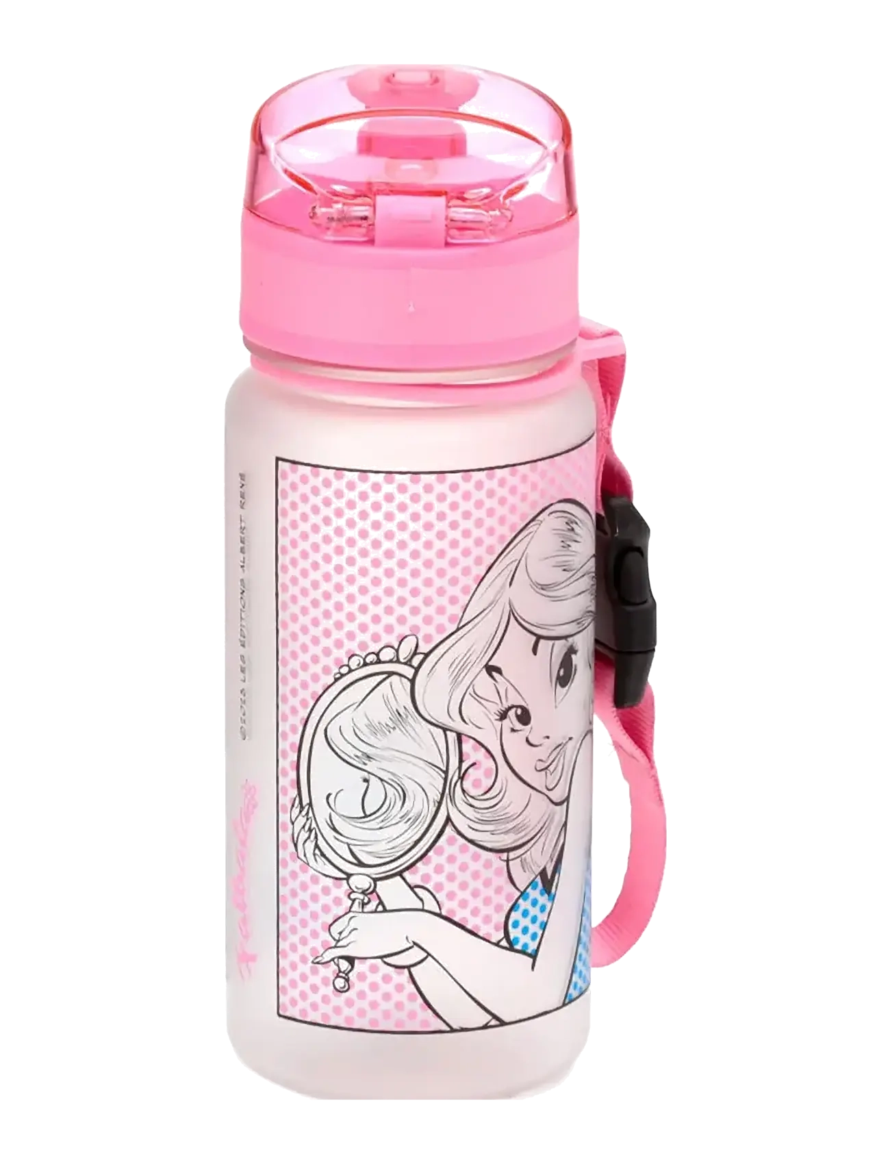 Puckator - Foodiemals Pop Top 350ml Shatterproof Children's Bottle - vandflasker - pink - 5
