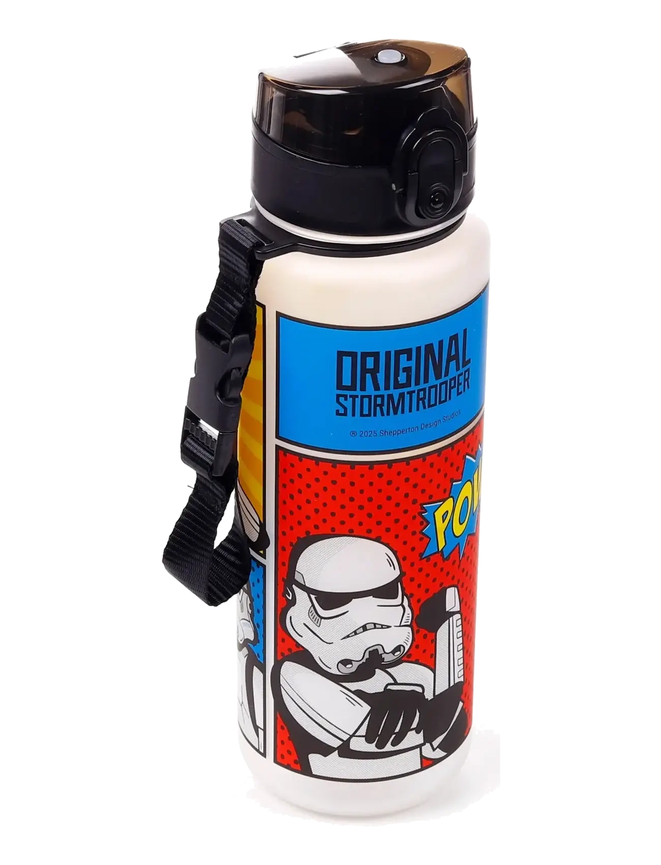 Puckator The Original Stormtrooper Pop Art Pop Top 600ml Shatterproof Bottle - Meal time - BLACK / black