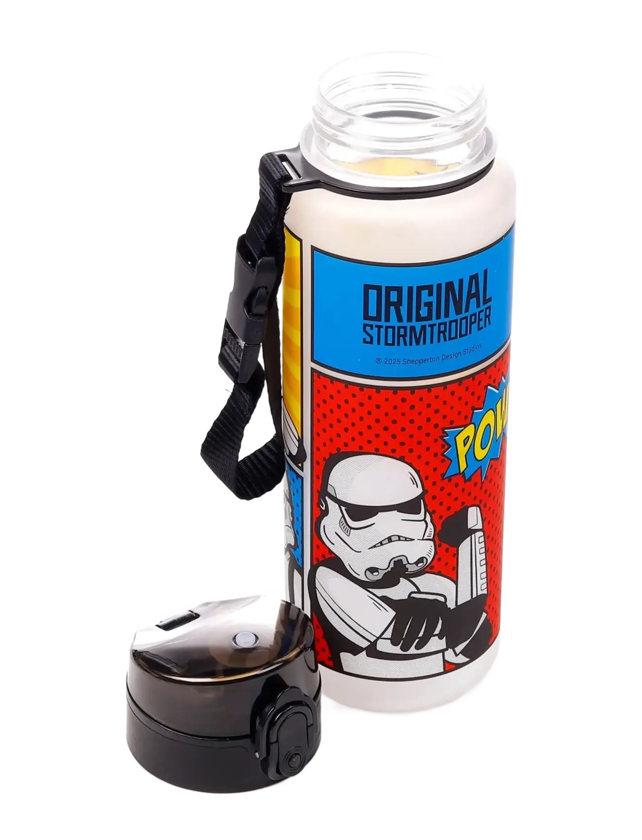 Puckator - The Original Stormtrooper Pop Art Pop Top 600ml Shatterproof Bottle - wasserflaschen - black - 2
