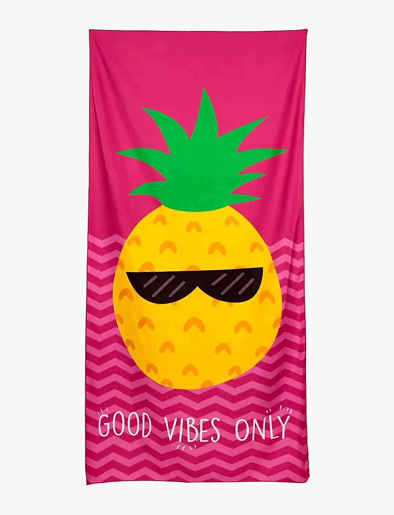 Puckator - Good Vibes Only Pineapple Microfibre Beach Towel - pyyhkeet - multi coloured - 0