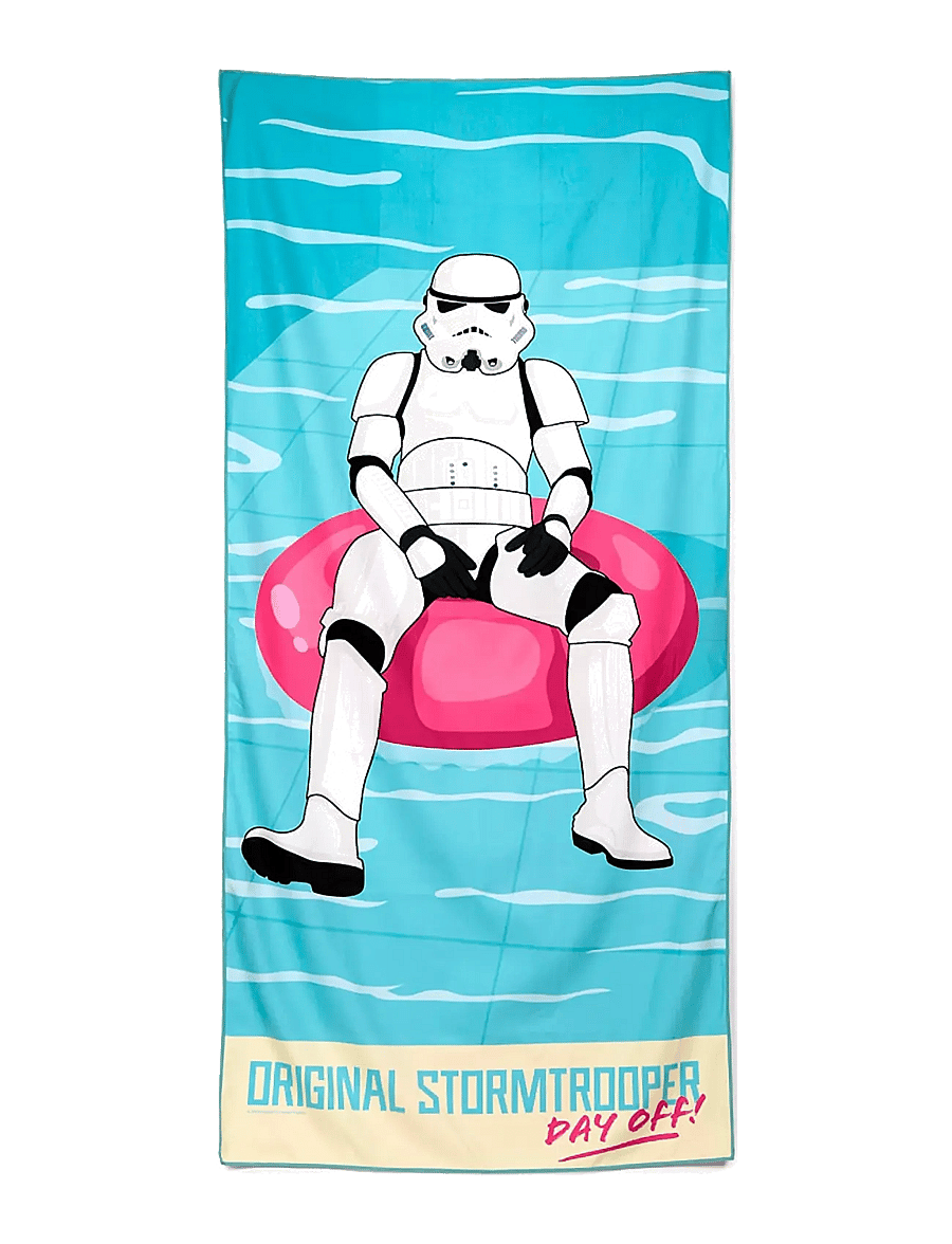Puckator - The Original Stormtrooper Pool Day Off Microfibre Beach Towel - handdukar - multi coloured - 0