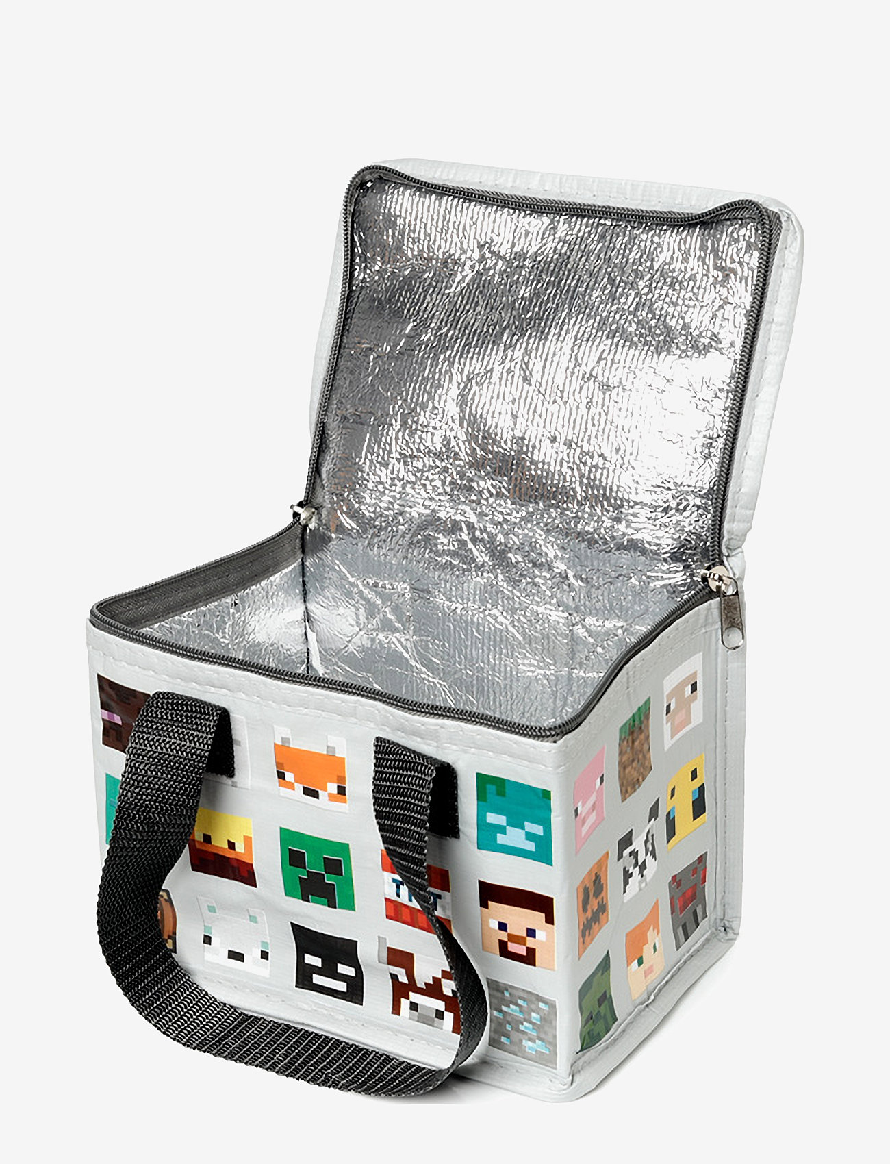 Puckator - RPET Cool Bag Lunch Bag Foodiemals - madkasser - grey - 4