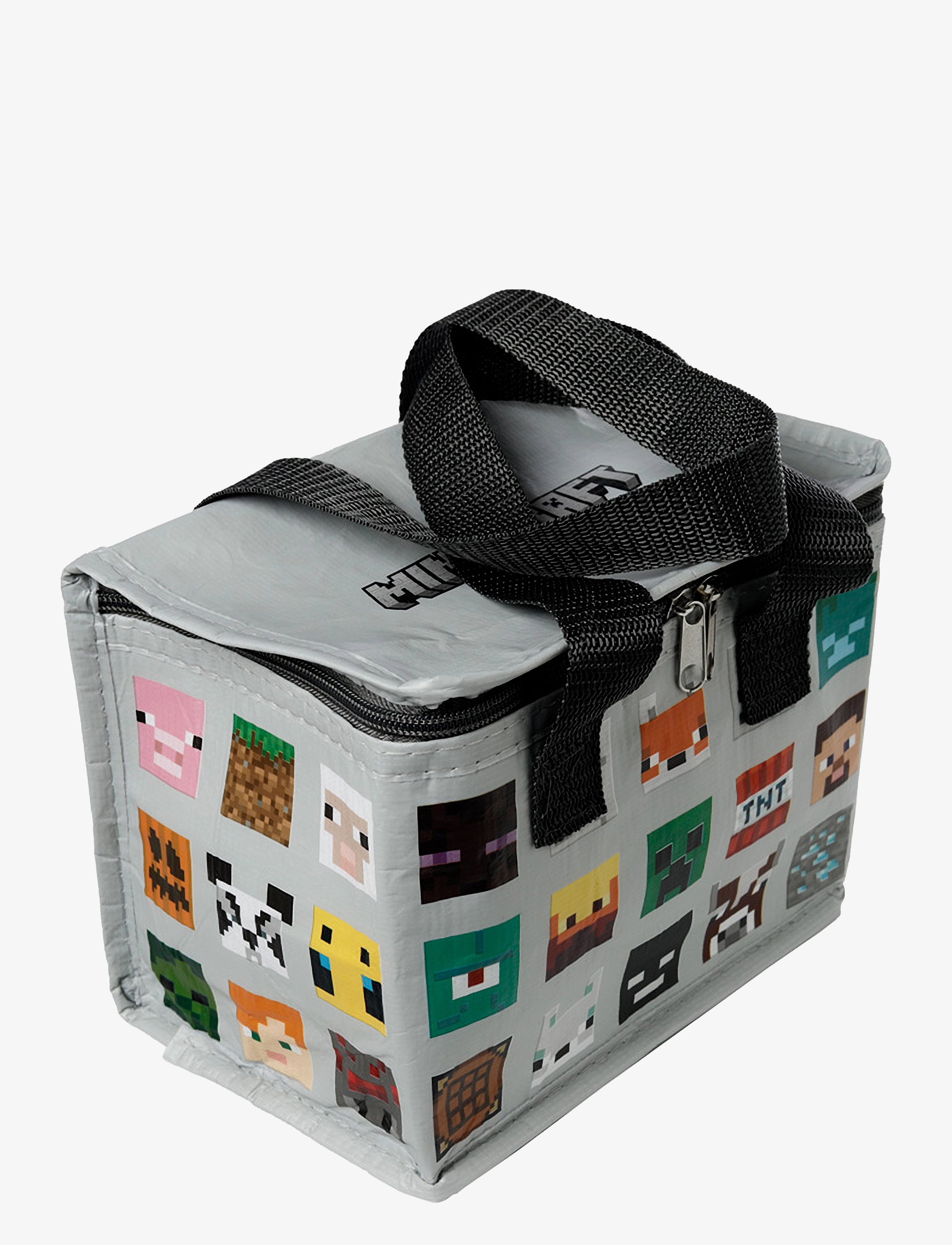 Puckator RPET Cool Bag Lunch Bag Minecraft Axolotl - Kids home - GREY / grey
