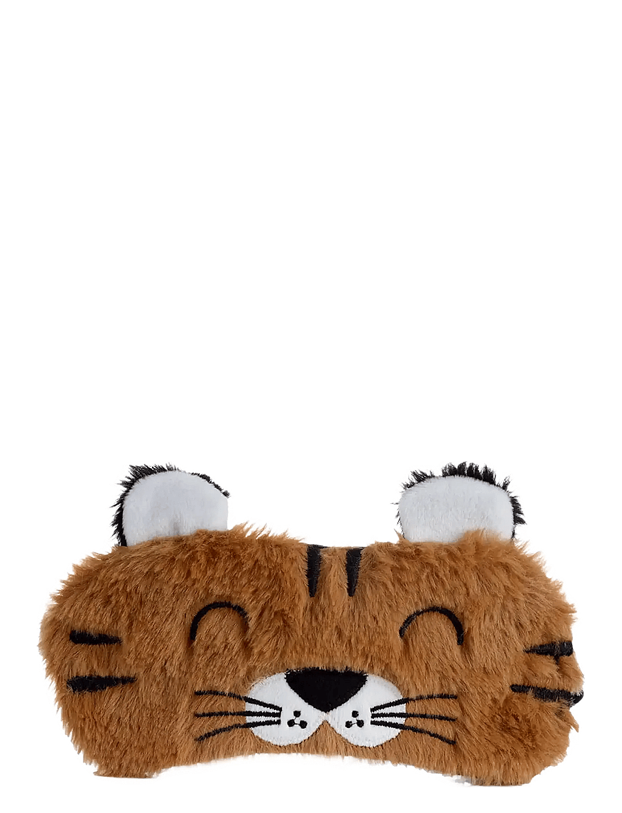 Puckator - Plush Adoramals Leopard Eye Mask - schlaf-accessoires - brown - 1