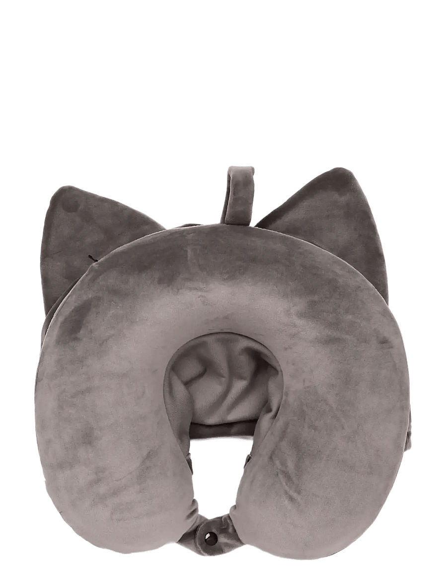 Puckator - Hoodeazzz Duke the Capybara Plush Memory Foam Travel Pillow & Hood - täcken och kuddar - grey - 2