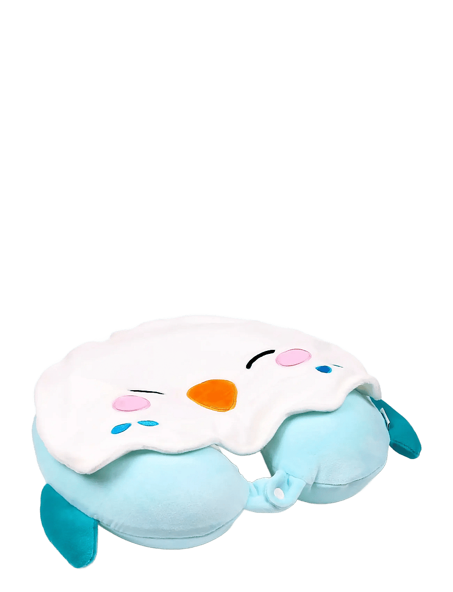 Puckator - Hoodeazzz Duke the Capybara Plush Memory Foam Travel Pillow & Hood - täcken och kuddar - white - 1