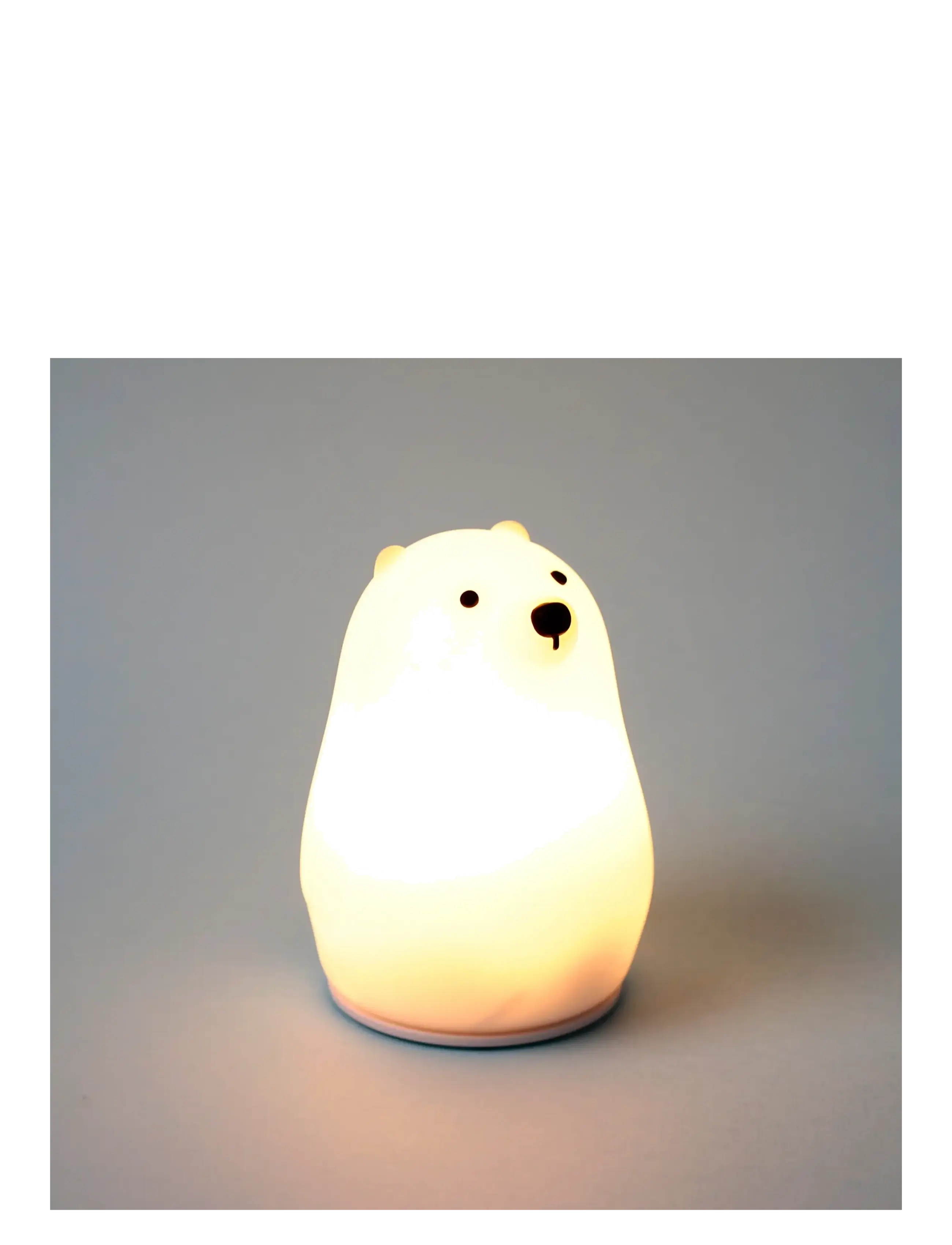 Puckator Colour Change Sleep Lamp Night Light Zoo Pals Teddy Bear, Natlampe, Gul, Str: ONE SIZE