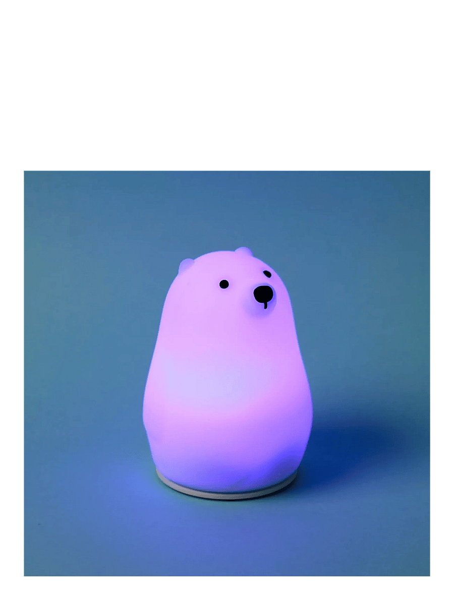 Puckator - Foodiemals Peach LED Night Light Sleep Lamp & Phone Stand - nattlampor - white - 2