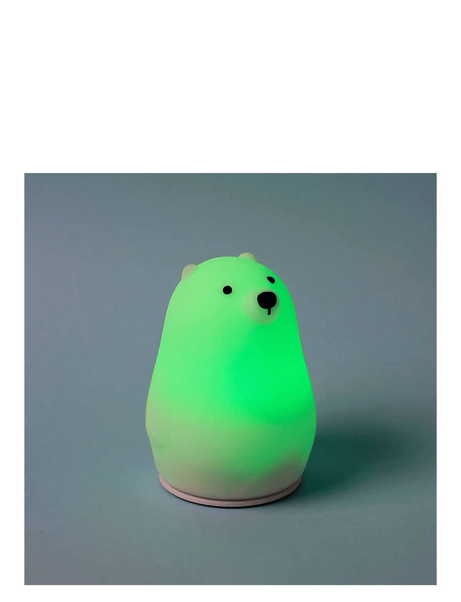 Puckator - Foodiemals Peach LED Night Light Sleep Lamp & Phone Stand - nattlampor - white - 3