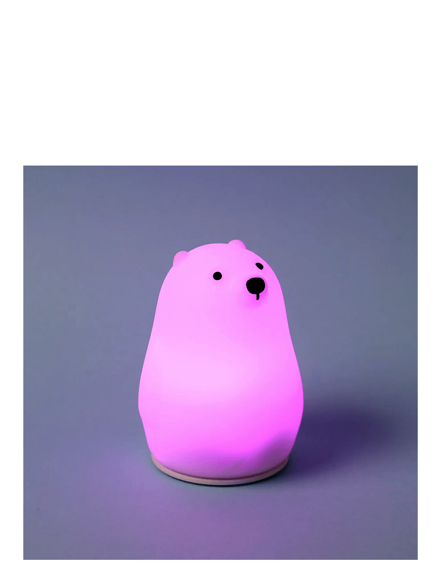Puckator - Foodiemals Peach LED Night Light Sleep Lamp & Phone Stand - nattlampor - white - 4
