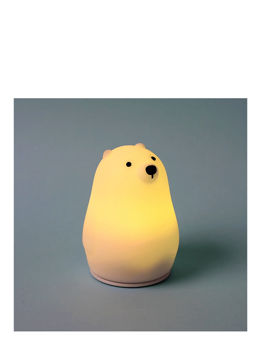 Puckator - Foodiemals Peach LED Night Light Sleep Lamp & Phone Stand - nattlampor - white - 5