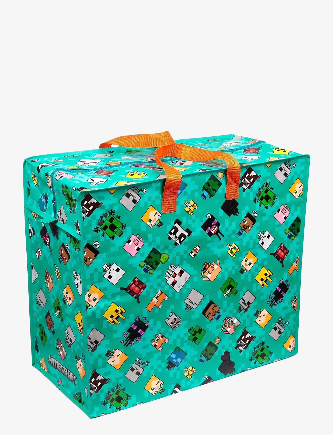 Puckator - Minecraft Chibi Zip Up Laundry Storage Bag - förvaringskorgar - green - 0