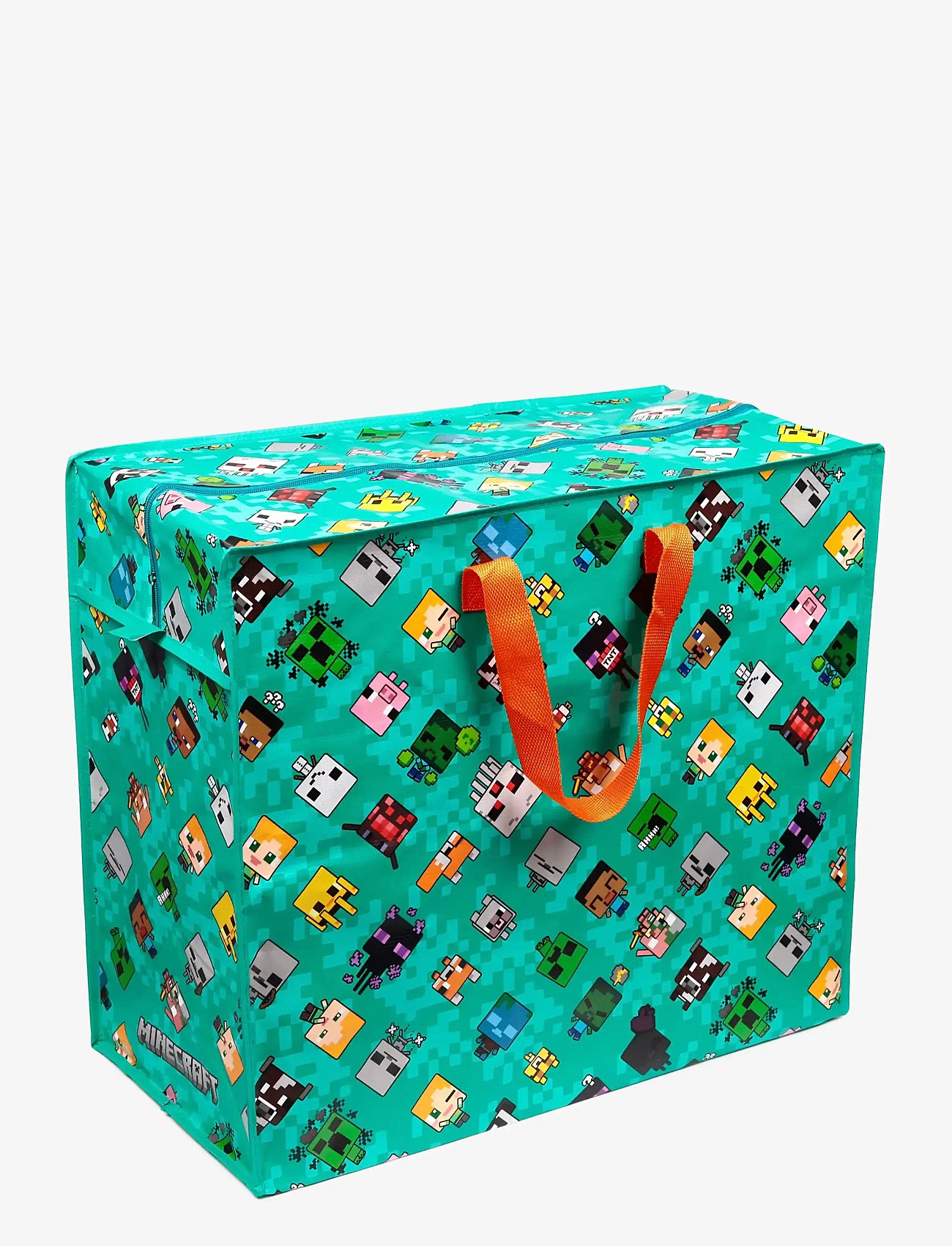 Puckator - Minecraft Chibi Zip Up Laundry Storage Bag - förvaringskorgar - green - 1