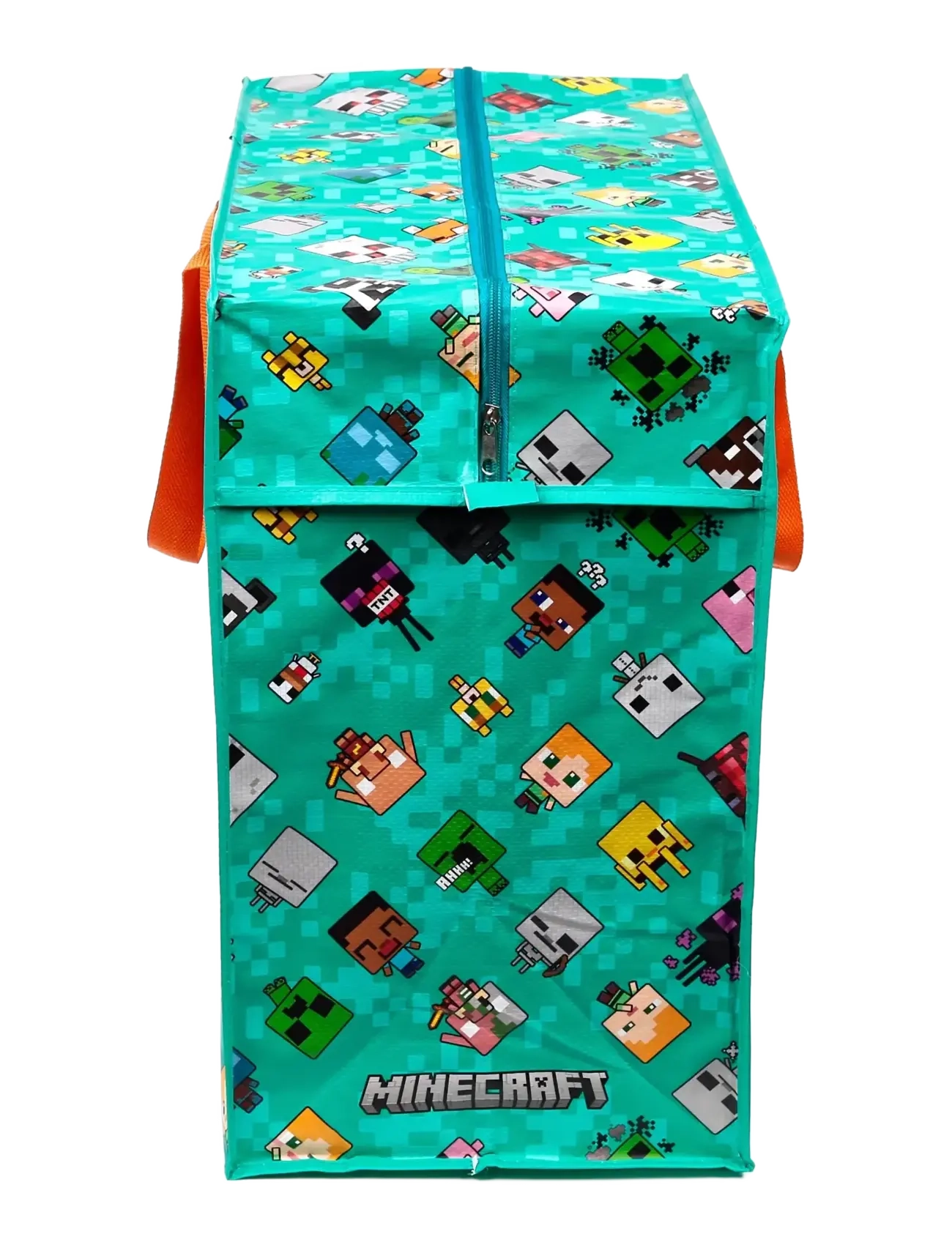 Puckator - Minecraft Chibi Zip Up Laundry Storage Bag - geymslukörfur - green - 2