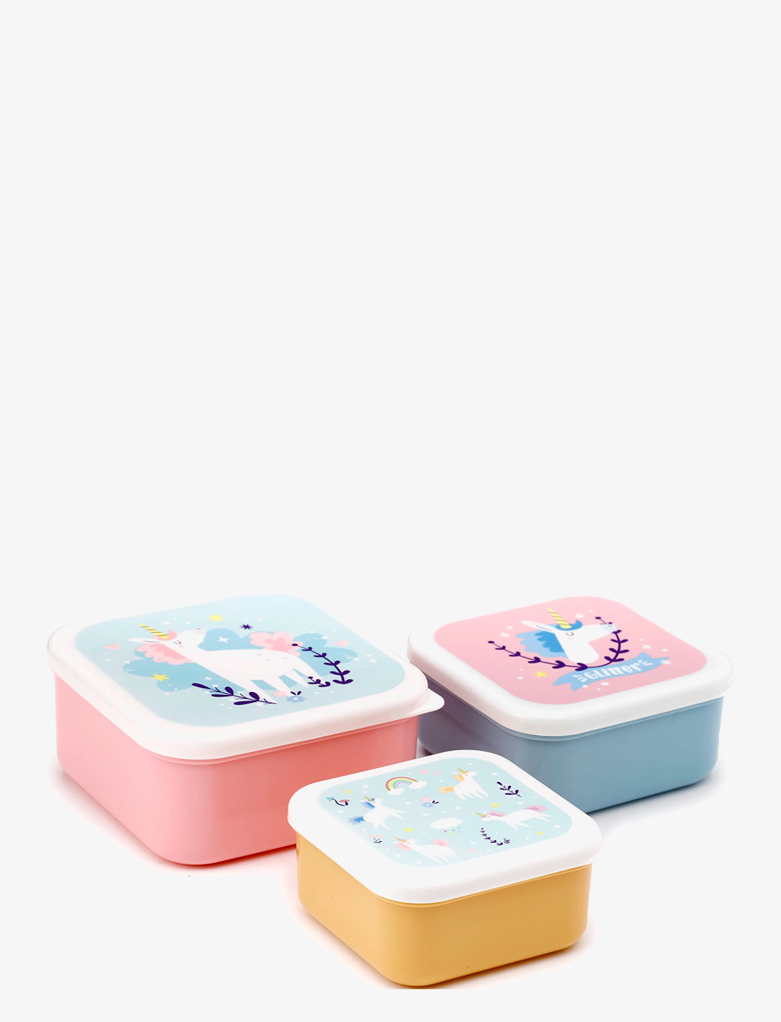 Puckator Set of 3 Lunch Box S/M/L - Puckator - PINK / multi