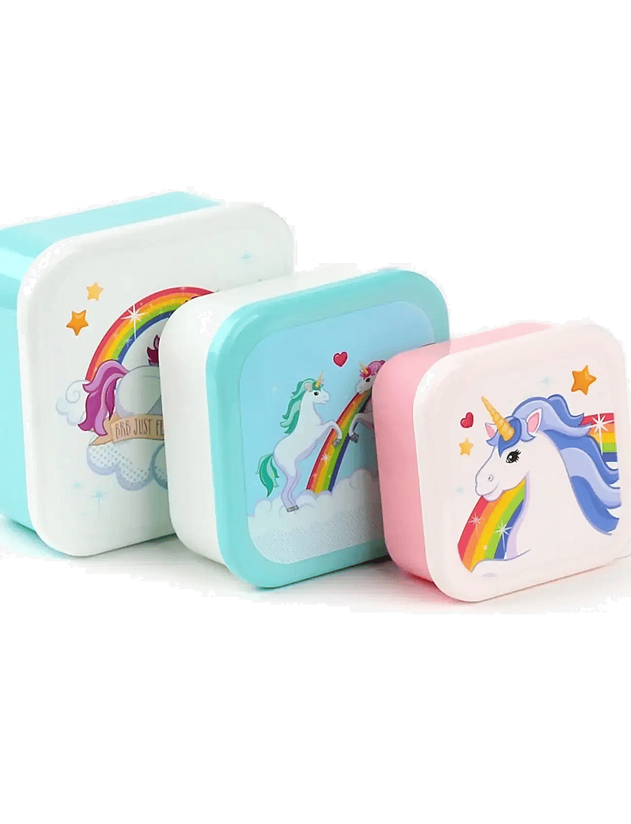 Puckator - Set of 3 Lunch Box S/M/L - brotdosen - white - 4
