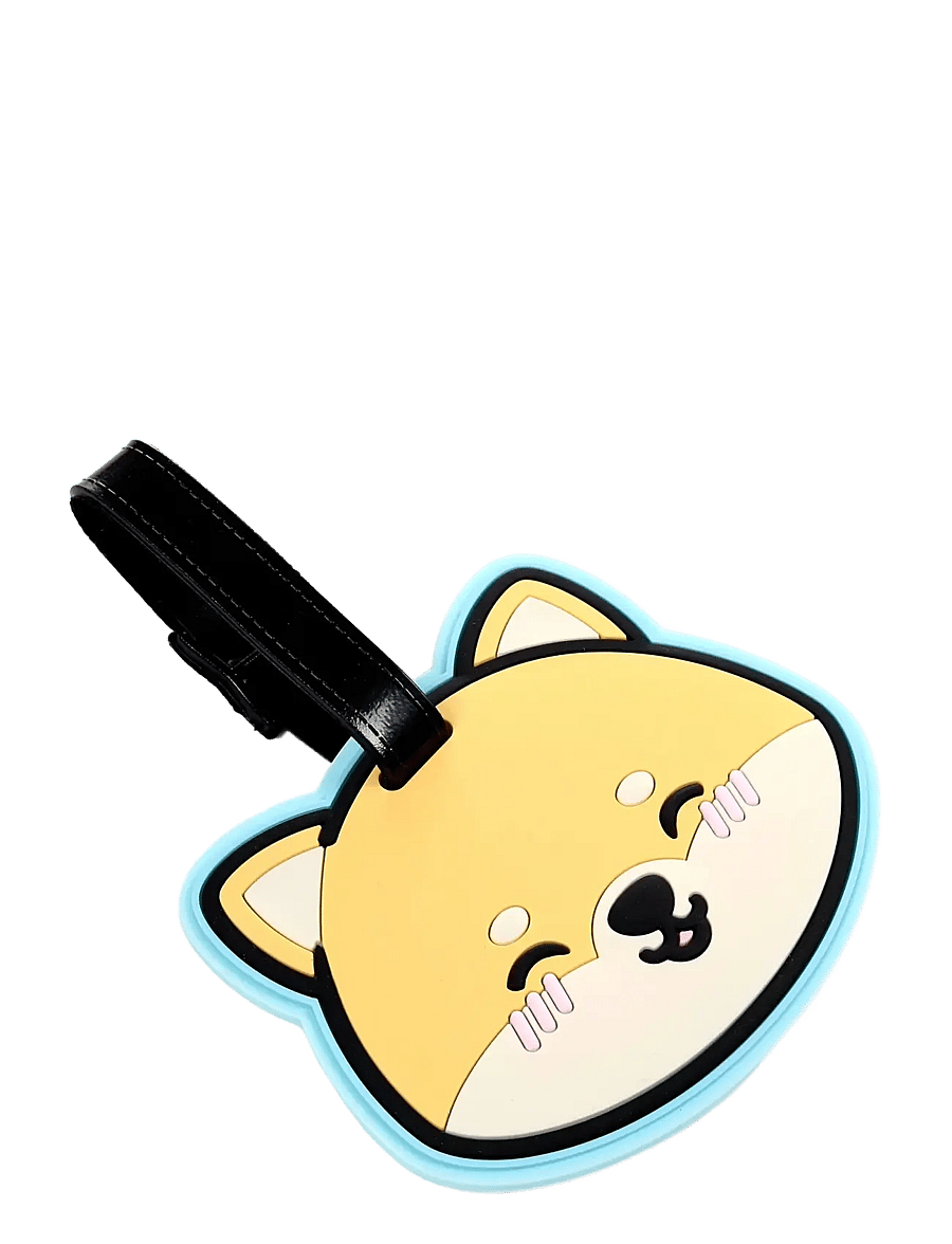 Puckator - Adoramals Shuggs the Shiba Inu PVC Luggage Tag - väskaccessoarer - cream - 1
