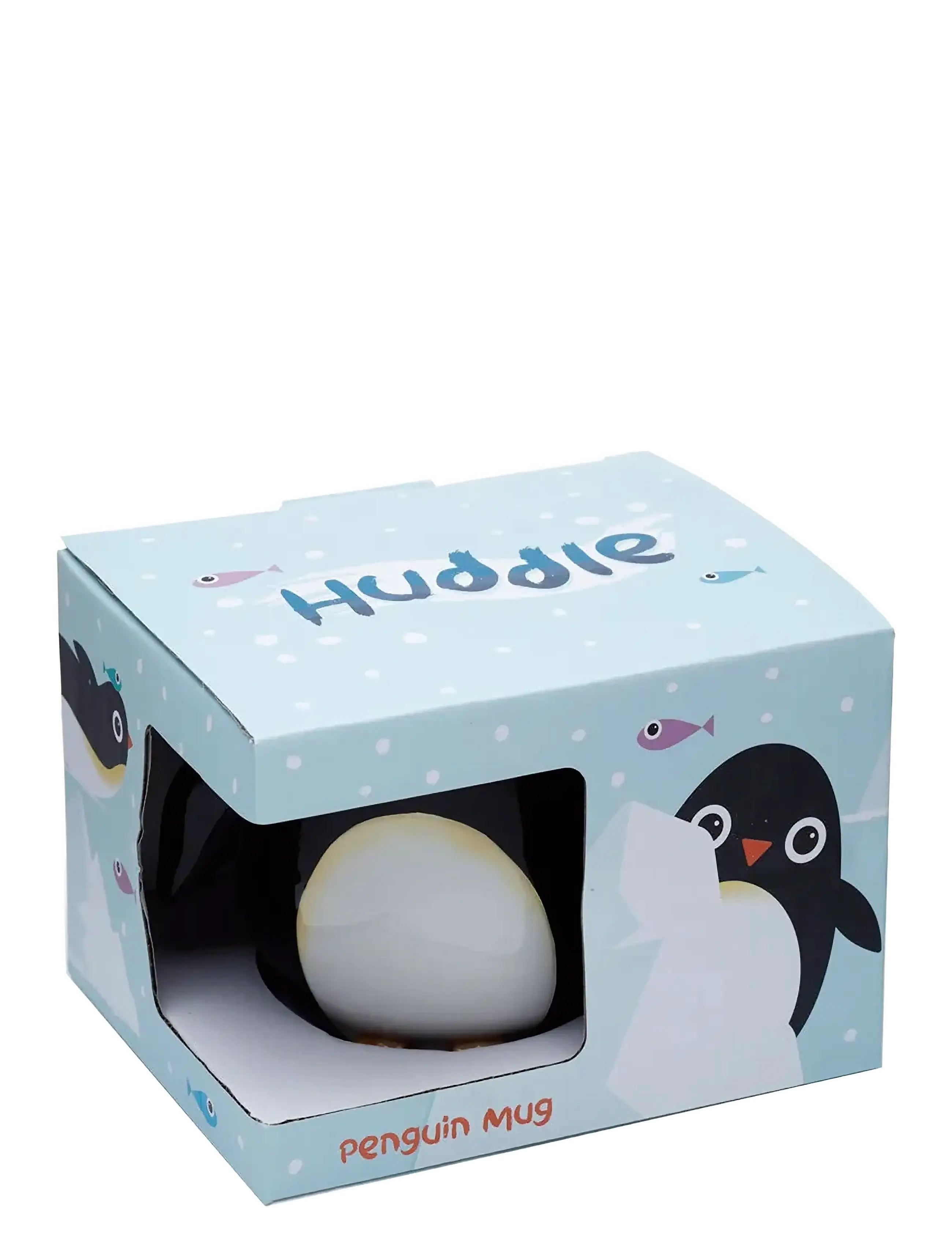 Puckator - Huddle Penguin Ceramic Shaped Handle Mug - krus & kopper - black - 4