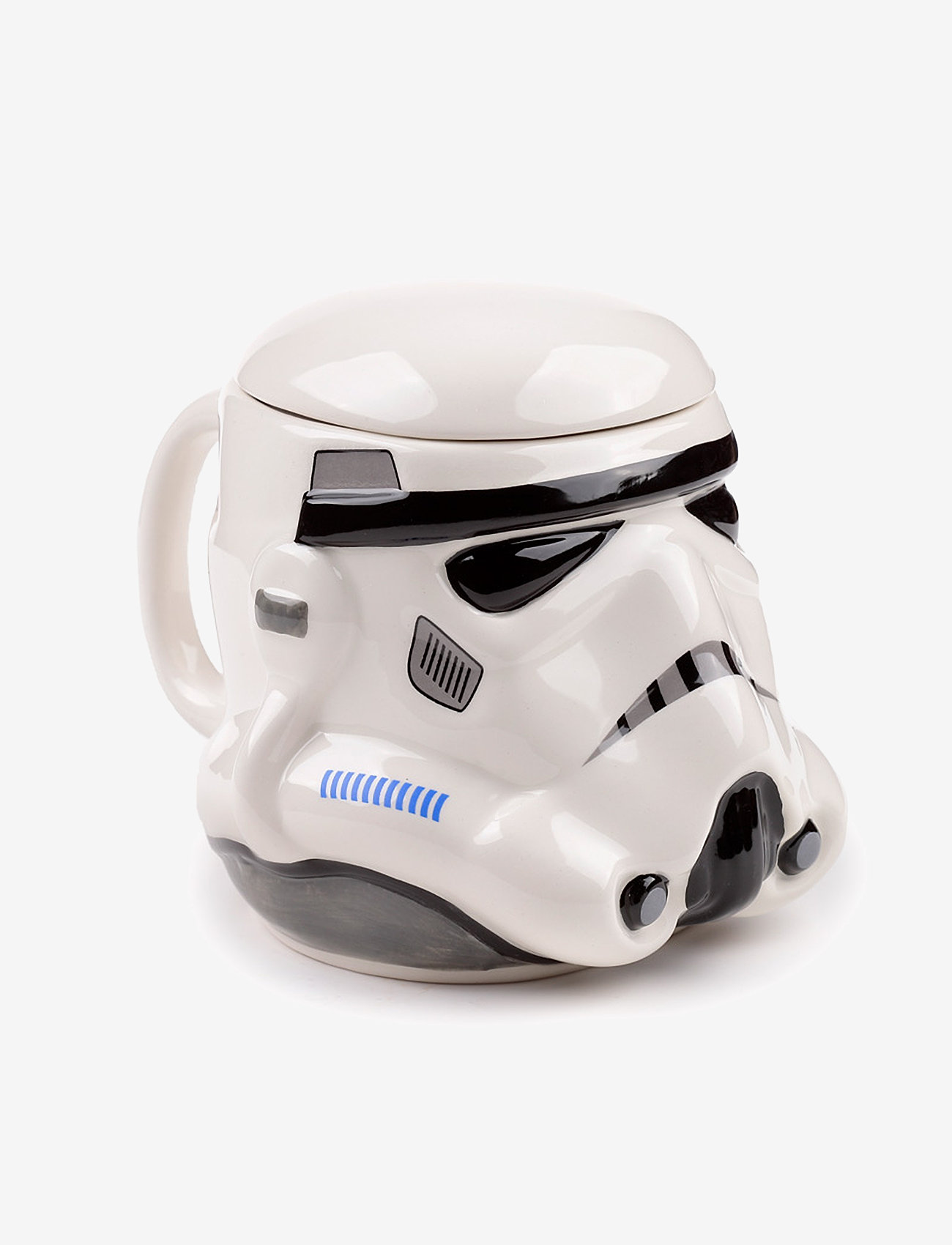 Puckator - Adoramals Raccoon Head Ceramic Shaped Mug - tasītes un krūzes - white - 0