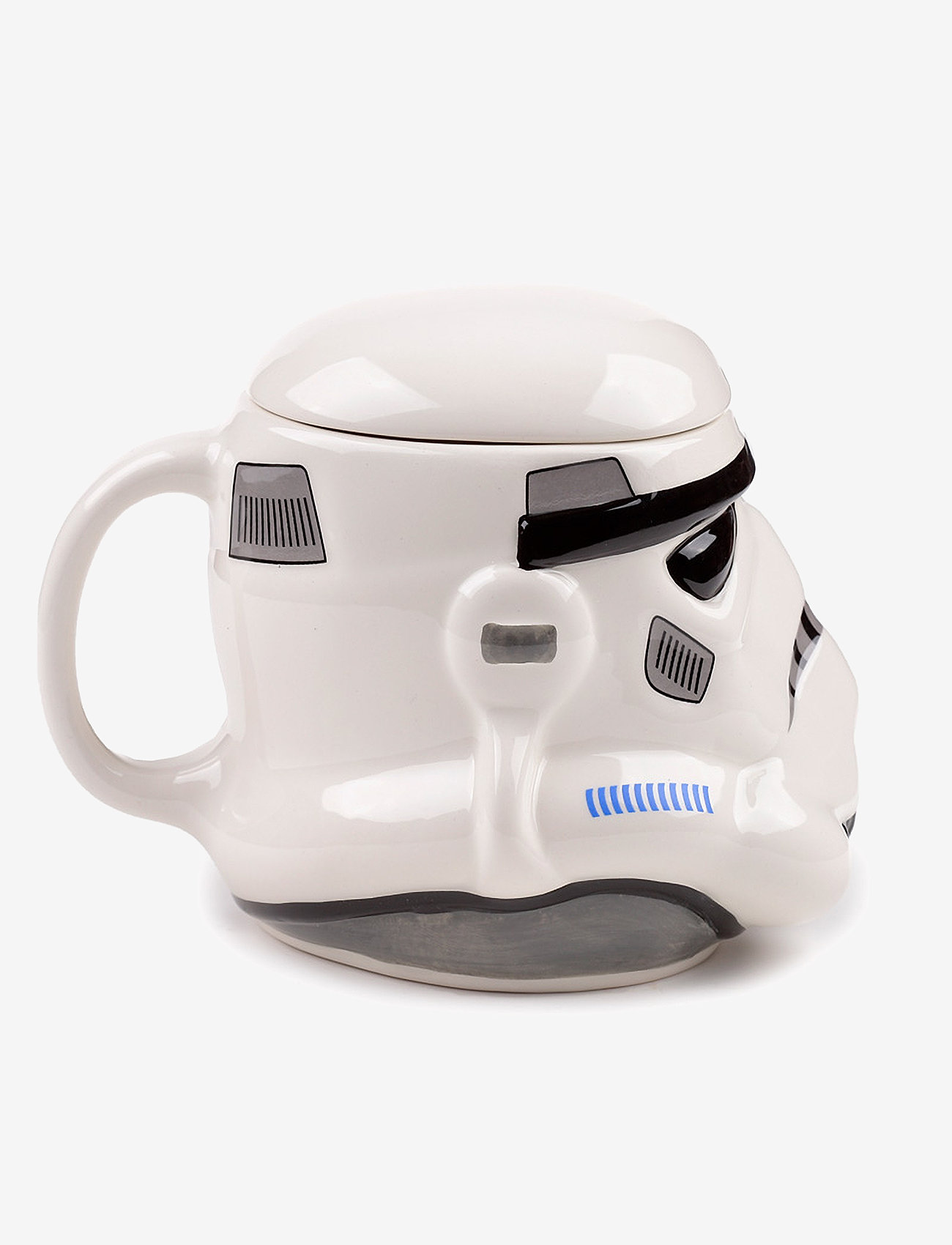 Puckator - Adoramals Raccoon Head Ceramic Shaped Mug - tasītes un krūzes - white - 4