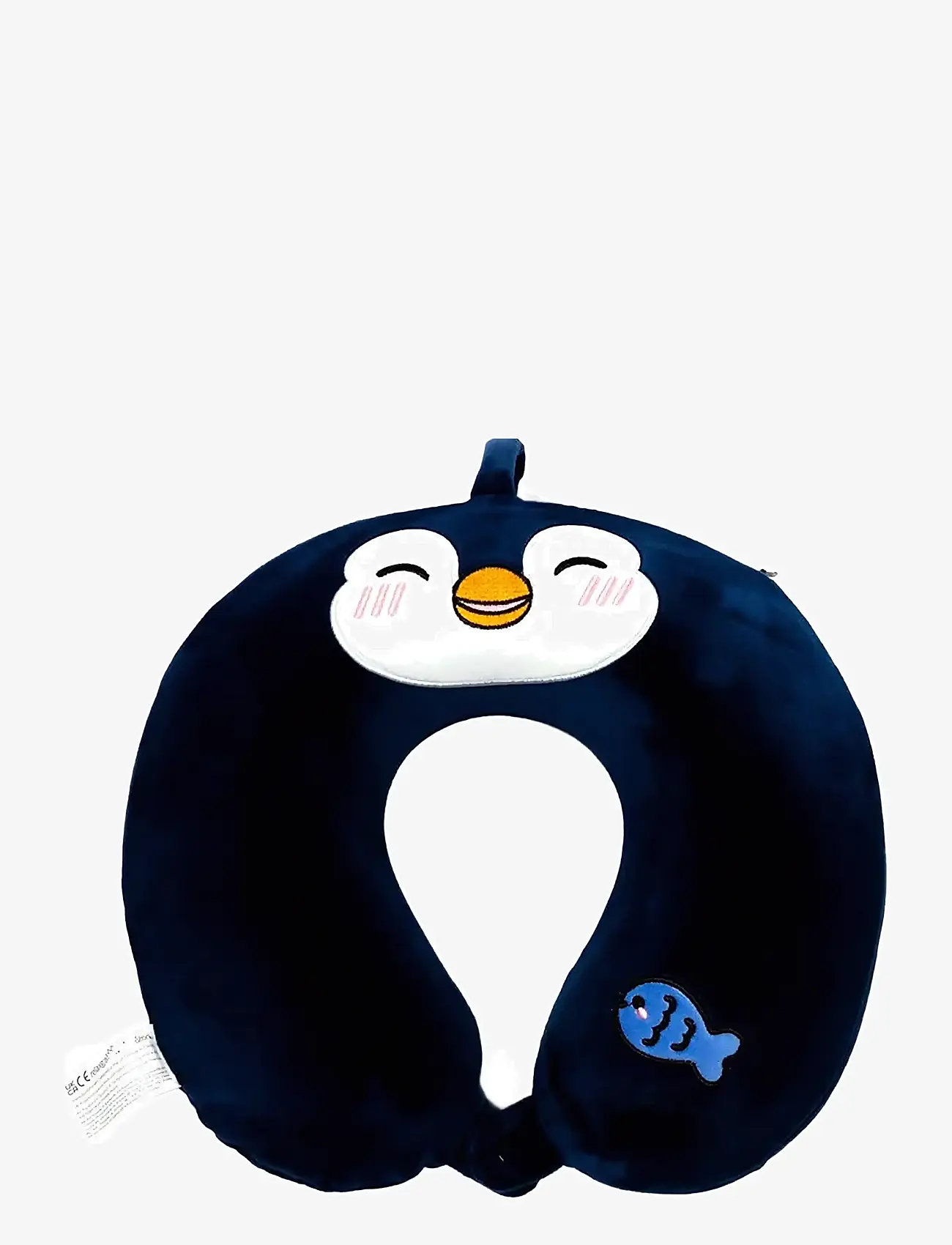 Puckator - Relaxeazzz Nico the Penguin Adoramals Plush Memory Foam Travel Pillow - sovtillbehör - navy - 3