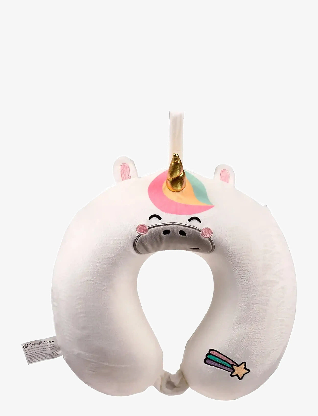 Puckator - Relaxeazzz Astra the Unicorn Adoracorns Plush Memory Foam Travel Pillow - schlaf-accessoires - white - 0