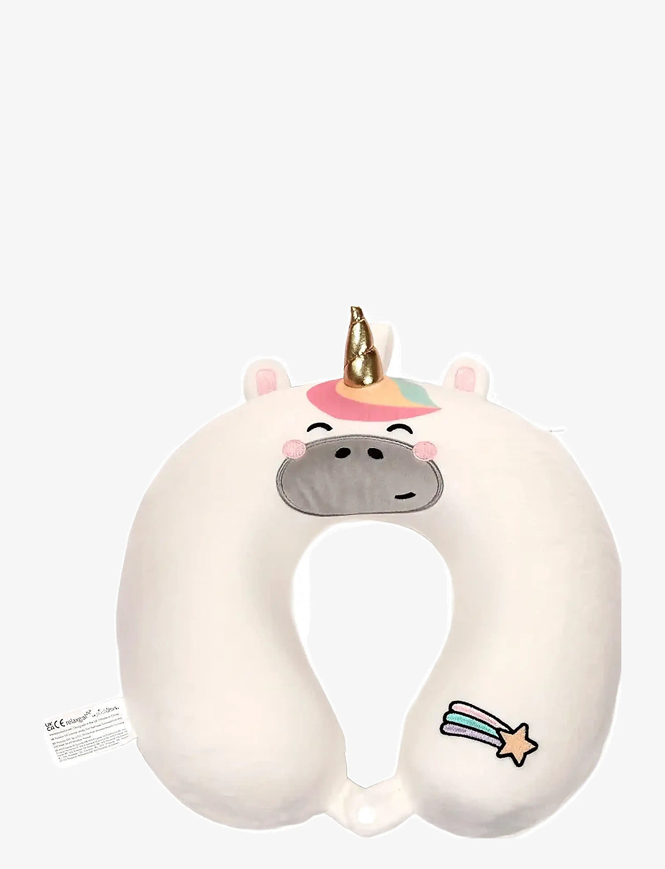 Puckator - Relaxeazzz Astra the Unicorn Adoracorns Plush Memory Foam Travel Pillow - schlaf-accessoires - white - 3