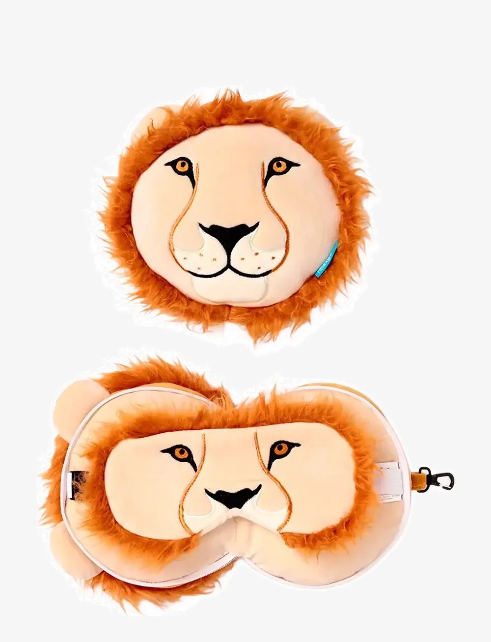 Puckator - Relaxeazzz Minecraft Creeper Shaped Plush Travel Pillow & Eye Mask - magamistarvikud - beige - 0