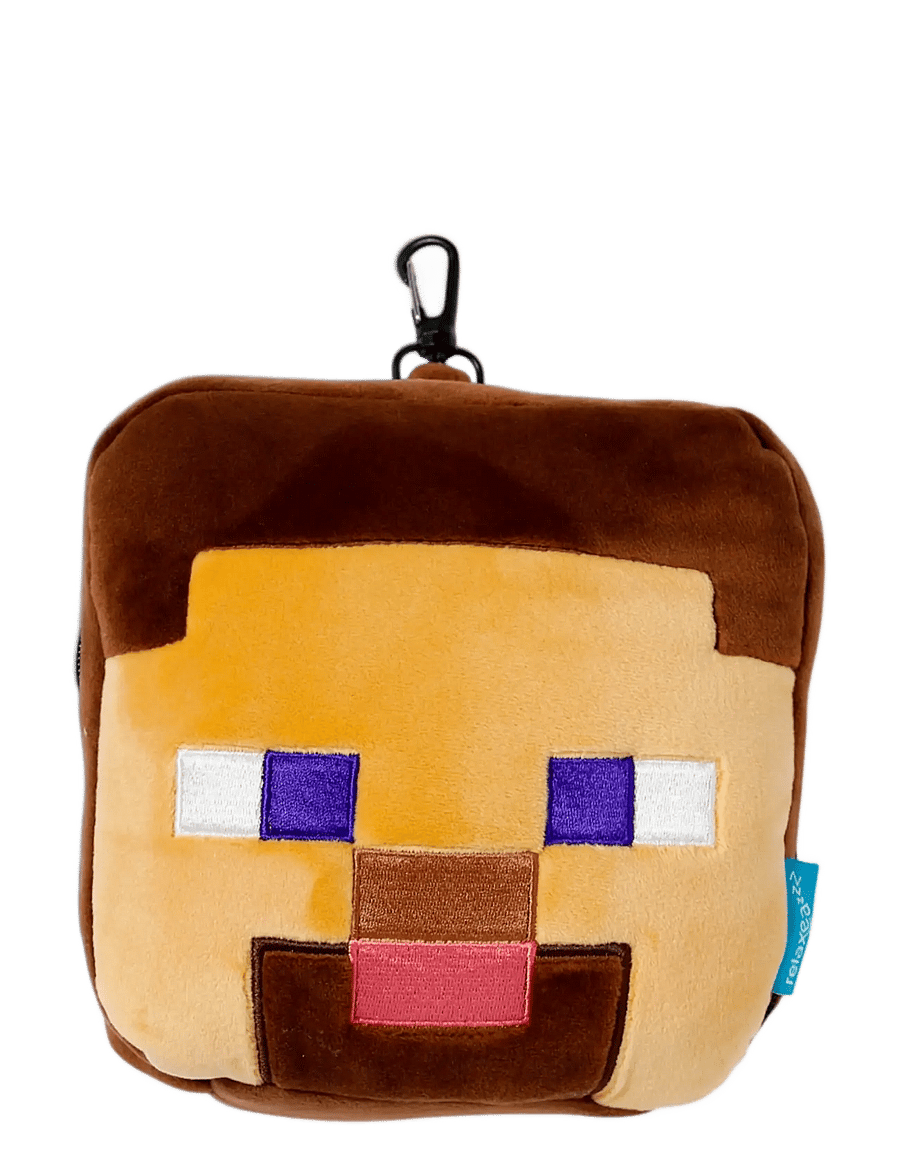 Puckator - Relaxeazzz Shaped Travel Pillow & Eye Mask - Game Over Game Controller - geschenkideen - brown - 2