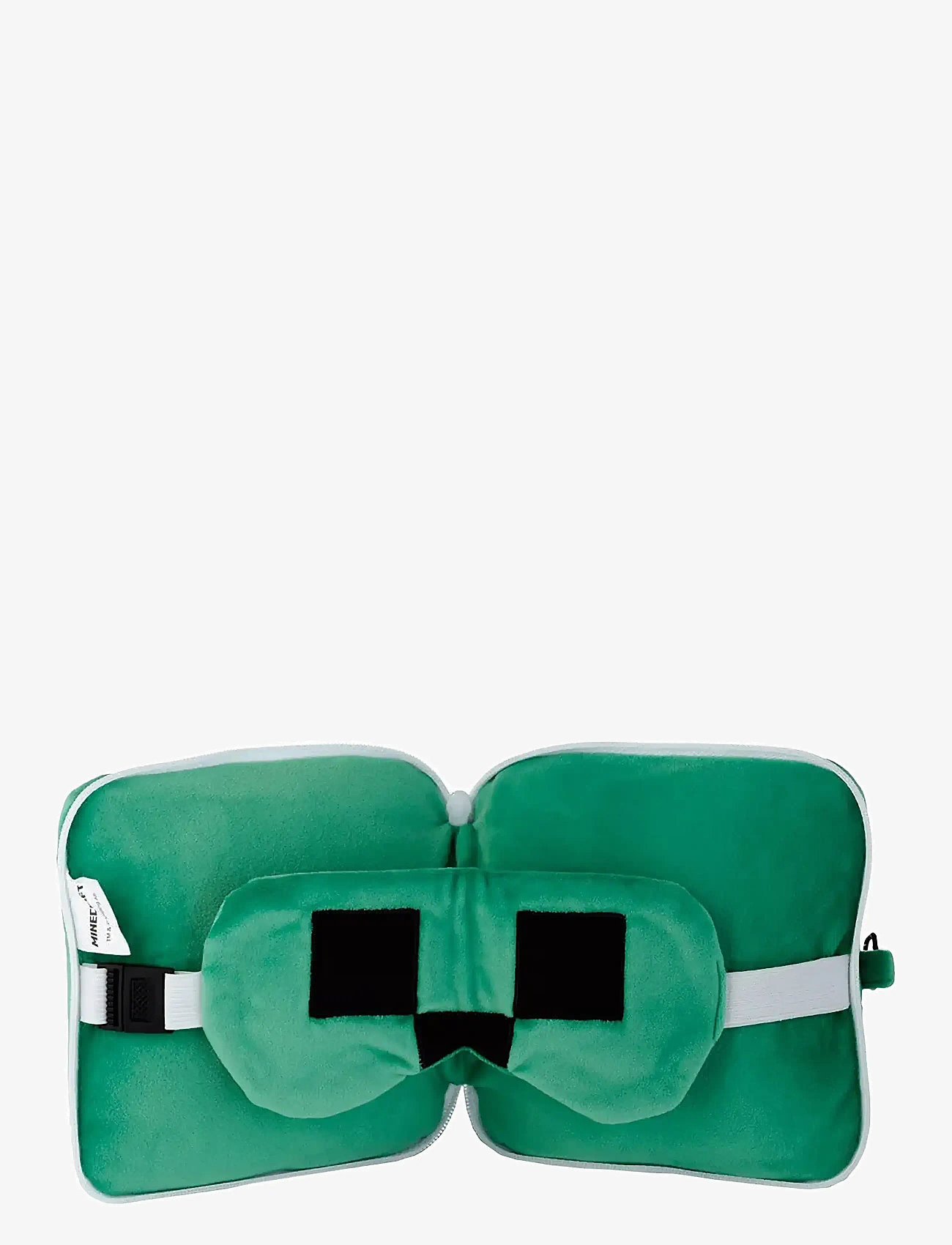 Puckator - Relaxeazzz Game Over Shaped Plush Travel Pillow & Eye Mask - sleeping accessories - green - 1