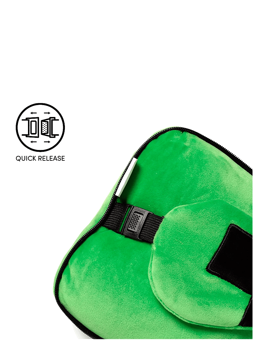 Puckator - Relaxeazzz Hello Kitty Plush Travel Pillow & Eye Mask - schlaf-accessoires - green - 4