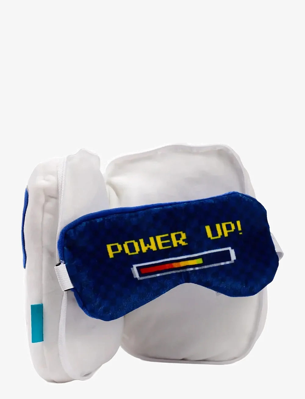 Puckator - Relaxeazzz Minecraft Creeper Shaped Plush Travel Pillow & Eye Mask - magamistarvikud - multi coloured - 2