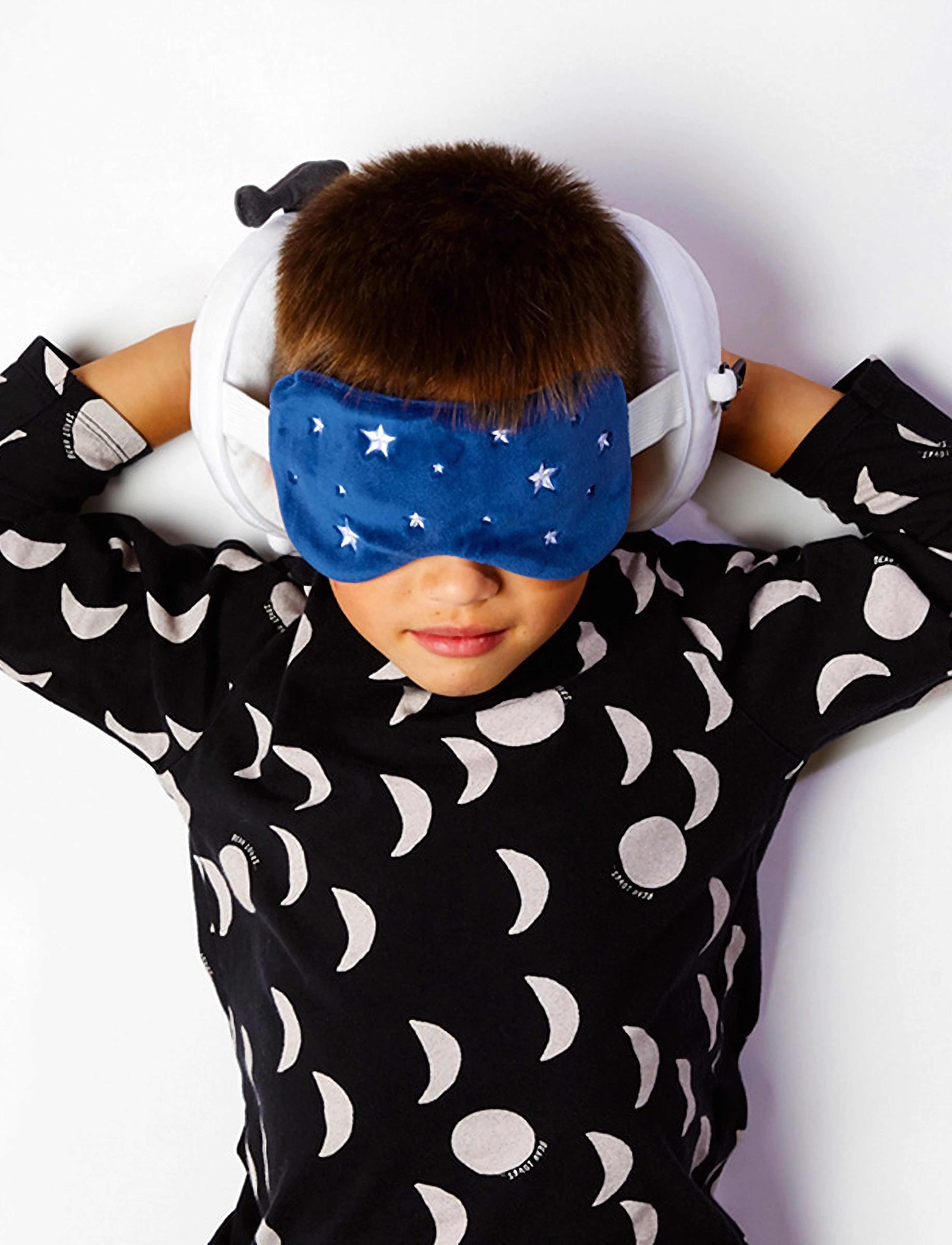 Puckator Relaxeazzz Travel Pillow & Eye Mask - Kuromi Hello Kitty Rabbit, One Size, Multi/patterned, Tilbehør > Rejsetilbehør, Børn