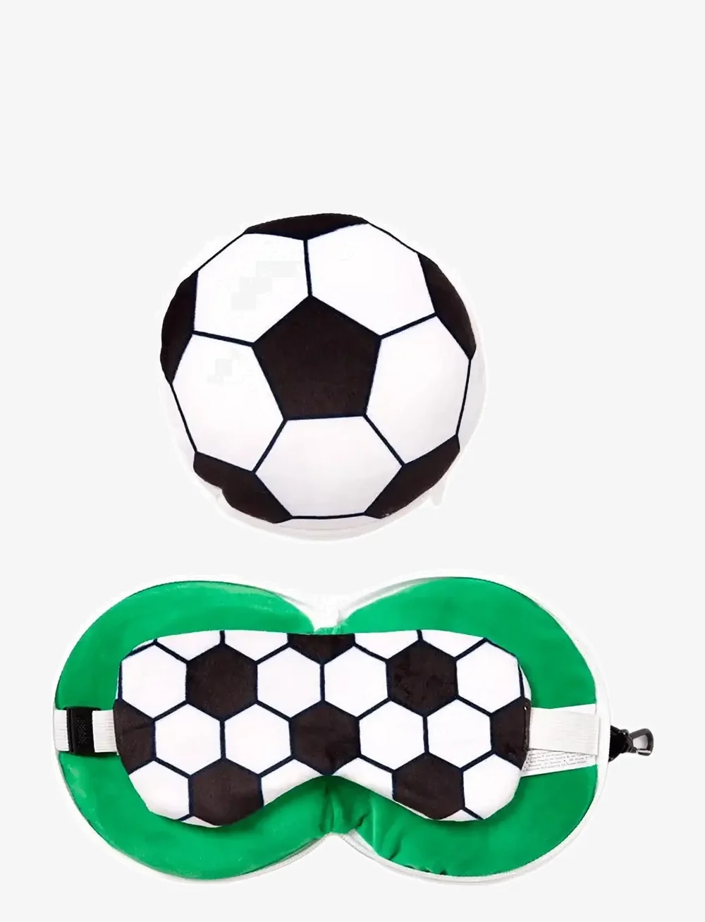 Puckator - Relaxeazzz Minecraft Creeper Shaped Plush Travel Pillow & Eye Mask - magamistarvikud - multi coloured - 0