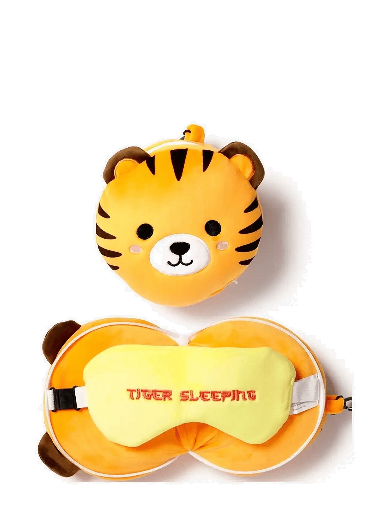 Relaxeazzz Adoramals Tiger travel pillow eye mask