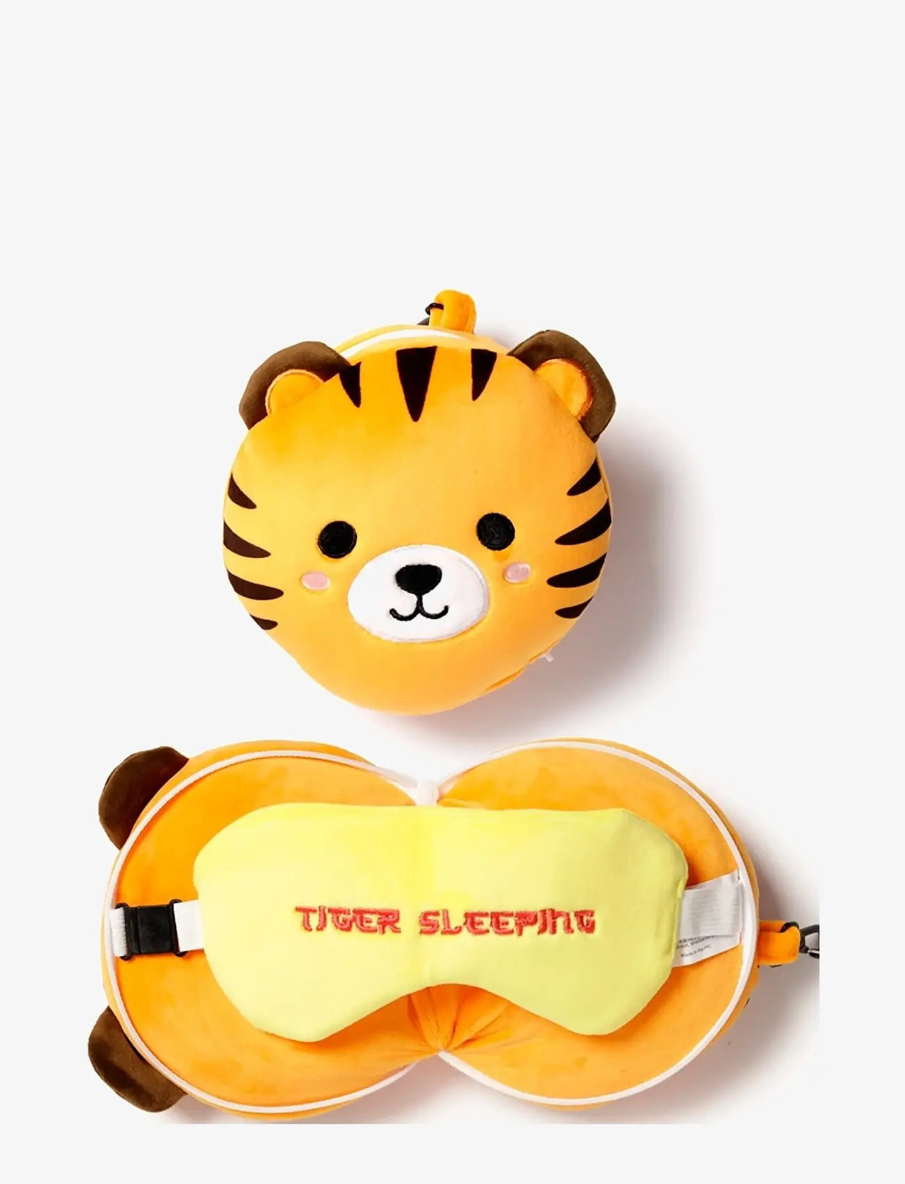 Puckator - Relaxeazzz Adoramals Maddie the Axolotl Travel Pillow & Eye Mask - sovetilbehør - orange - 1