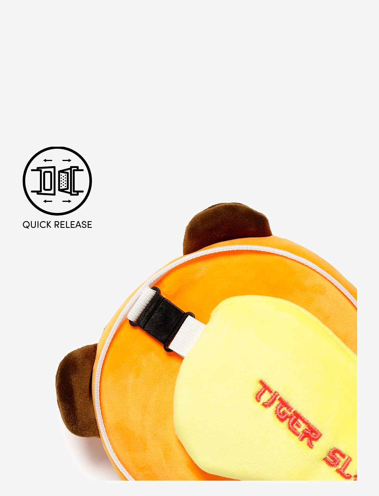 Puckator - Relaxeazzz Adoramals Maddie the Axolotl Travel Pillow & Eye Mask - sovetilbehør - orange - 4