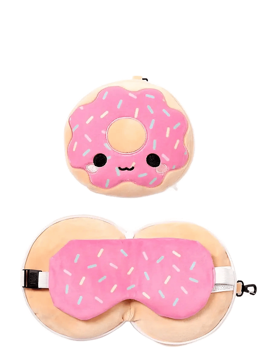 Puckator - Relaxeazzz Hello Kitty Plush Travel Pillow & Eye Mask - accessoires pour dormir - pink - 0