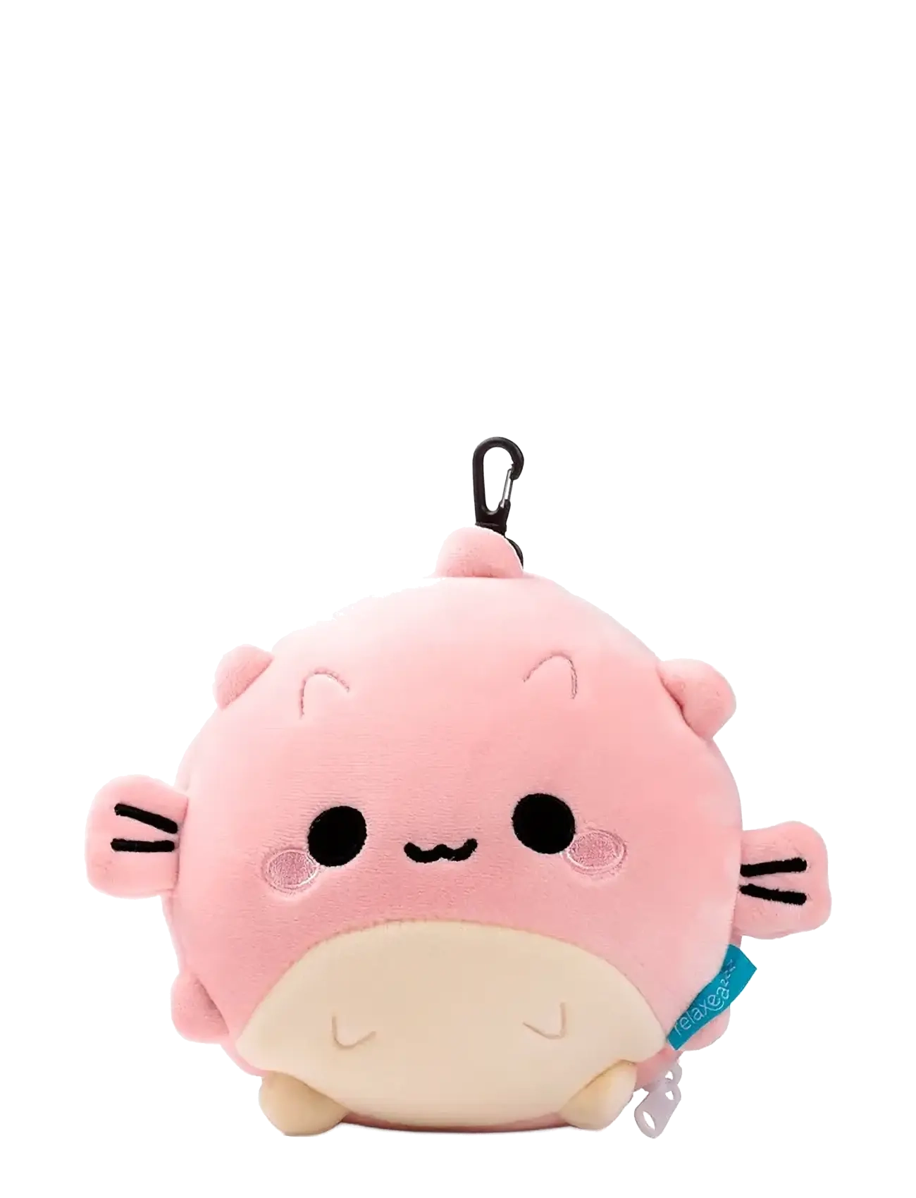Puckator - Relaxeazzz Adoramals Maddie the Axolotl Travel Pillow & Eye Mask - miego aksesuarai - pink - 3