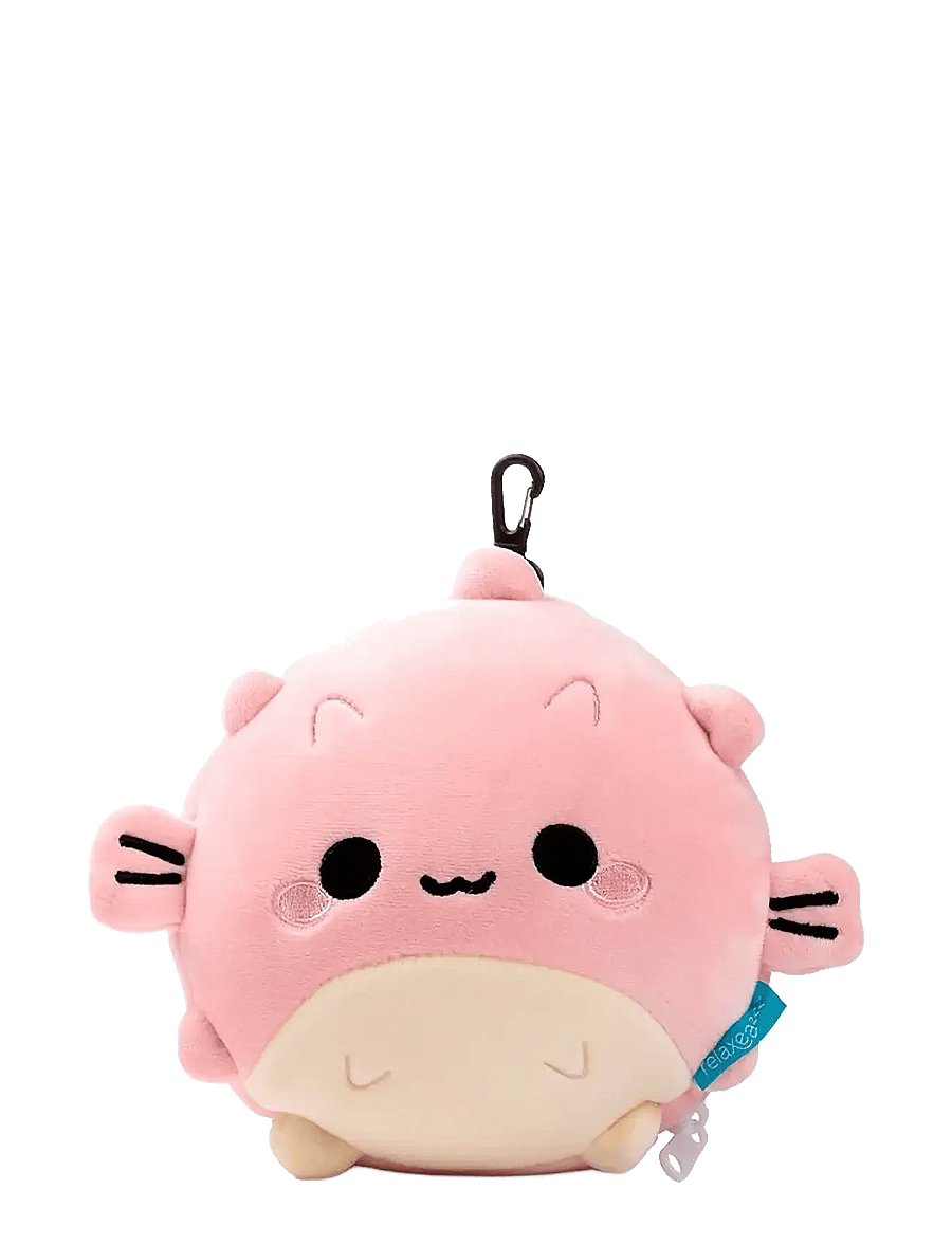 Puckator - Relaxeazzz Adoramals Maddie the Axolotl Travel Pillow & Eye Mask - akcesoria do spania - pink - 3