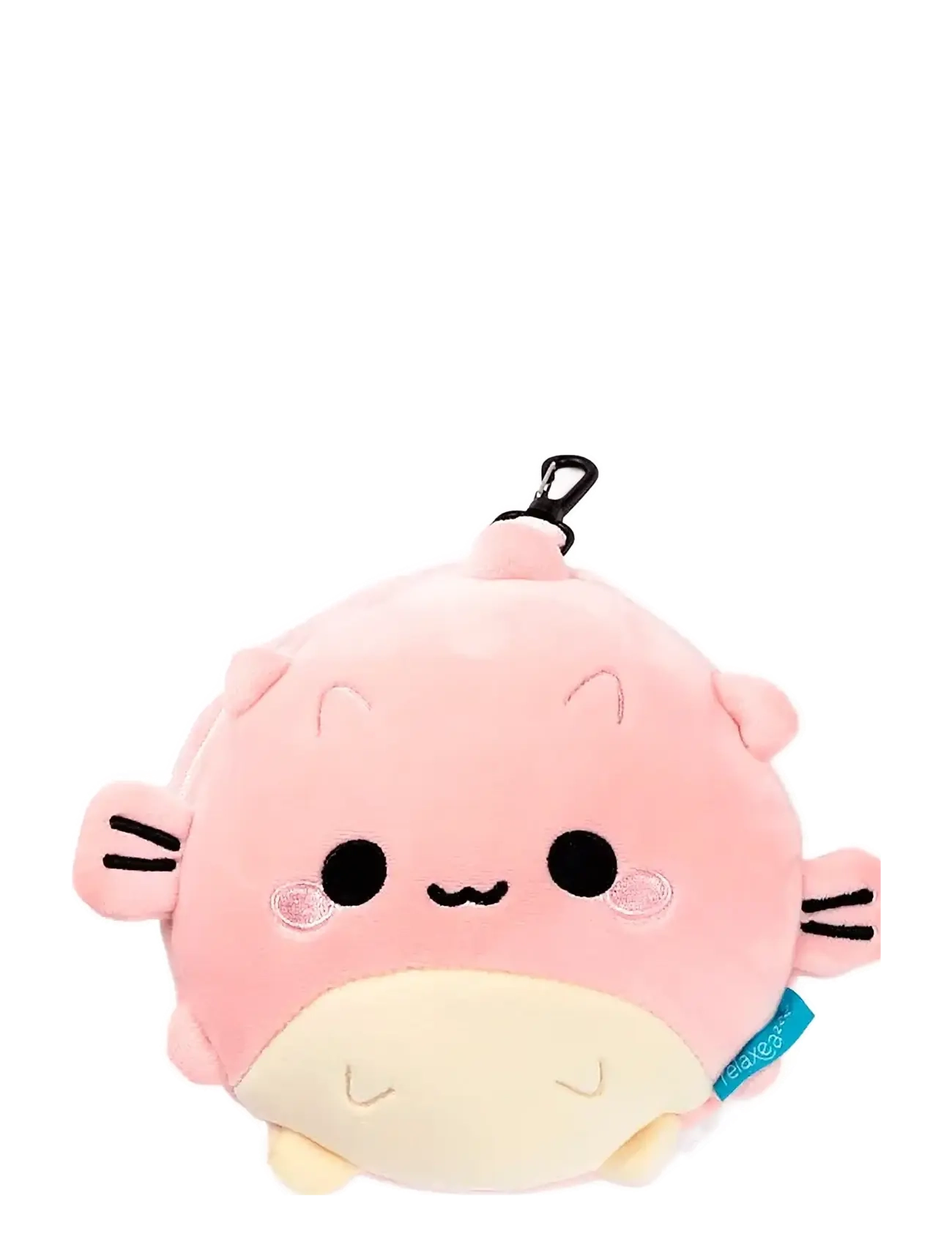 Puckator - Relaxeazzz Adoramals Maddie the Axolotl Travel Pillow & Eye Mask - miego aksesuarai - pink - 5