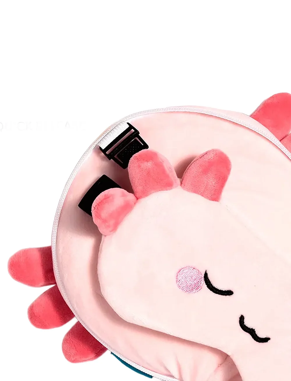 Puckator - Relaxeazzz Minecraft Creeper Shaped Plush Travel Pillow & Eye Mask - magamistarvikud - pink - 5